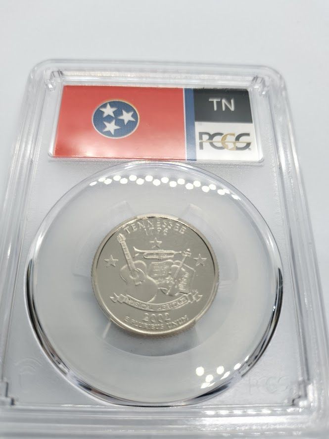 PCGS PR69DCAM 2002年　25セントテネシー　記念硬貨