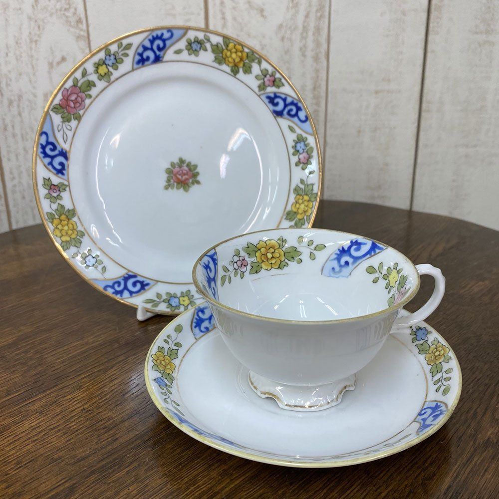 アンティーク食器 Noritake オールドノリタケ トリオ・ティーカップ