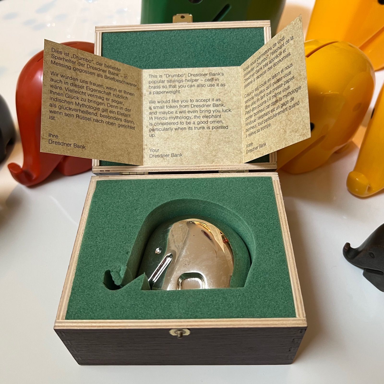 ゾウ drumbo ドルンボ ドイツ 貯金箱 キーホルダー せット バラ売り