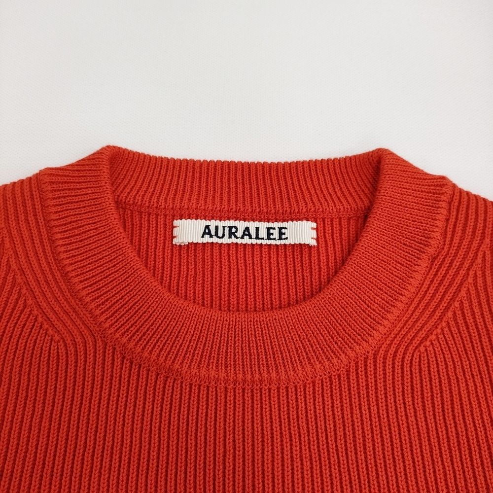 AURALEE SUPER HARD TWIST RIB KNIT赤★サイズ1 AURALEE SUPER HARD TWIST RIB KNIT P/O – Chum!