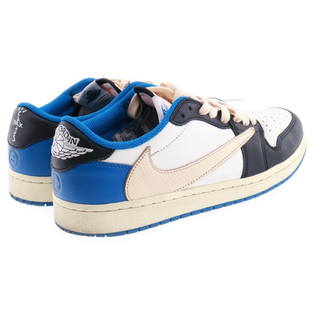 NIKE (ナイキ) ×TRAVIS SCOTT FRAGMENT DESIGN AIR JORDAN 1 LOW OG SP トラヴィススコット  フラグメント エアジョーダン1 ローカットスニーカー ブルー DM7866-140 - メルカリ