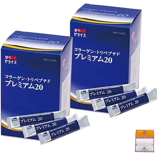 2箱セット ゼライス コラーゲン トリペプチド 20 スティック 4g×30本×2箱 60本分 美容 健康 Anniversarich プチギフト付