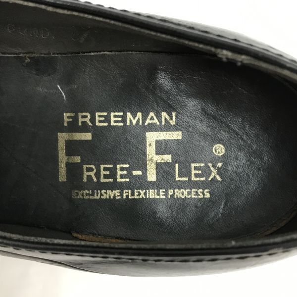 60s-70s?/USA/Vintage☆フリーマン/FREEMAN☆FREE-FLEX/本革/Uチップ