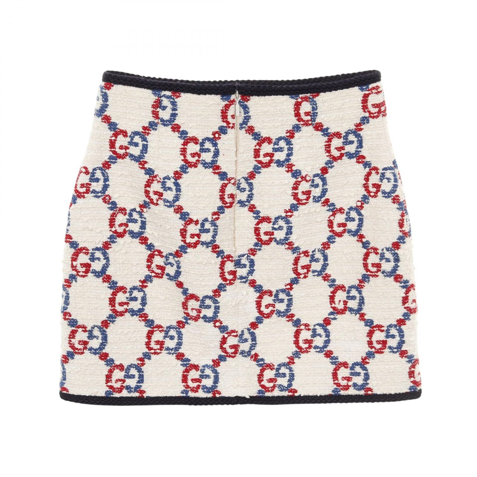 グッチ GUCCI スカート GG柄 ツイード 577738 コットン スカート レディース Used A