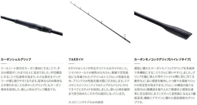 シマノ 22 エクスセンス インフィニティ S96M(スピニングモデル