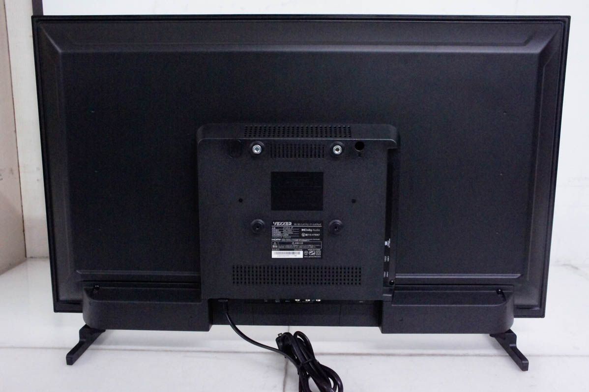 【美品】 VEZZER F32LG-JP チューナーレステレビ 32型 23年製 Amazon | VEZZER チューナーレス テレビ 32型 ハイビジョン