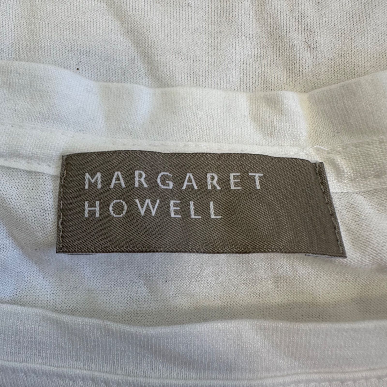 z1379 【美品】MARARET HOWELLマーガレットハウエル Tシャツ半袖
