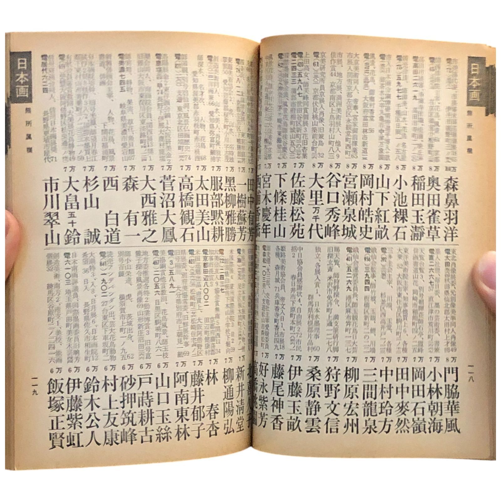 藝苑　彫塑　工芸　版画　日本画　書道　文芸　水墨画　写真　本　美術　画家　作品集 美術家名鑑 1966年刊 清水澄（編集） 美術倶楽部出版部 昭和41年
