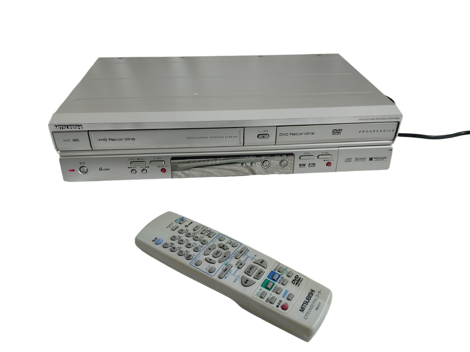 MITSUBISHIビデオ一体型DVDレコーダーDVR-S300 - メルカリ