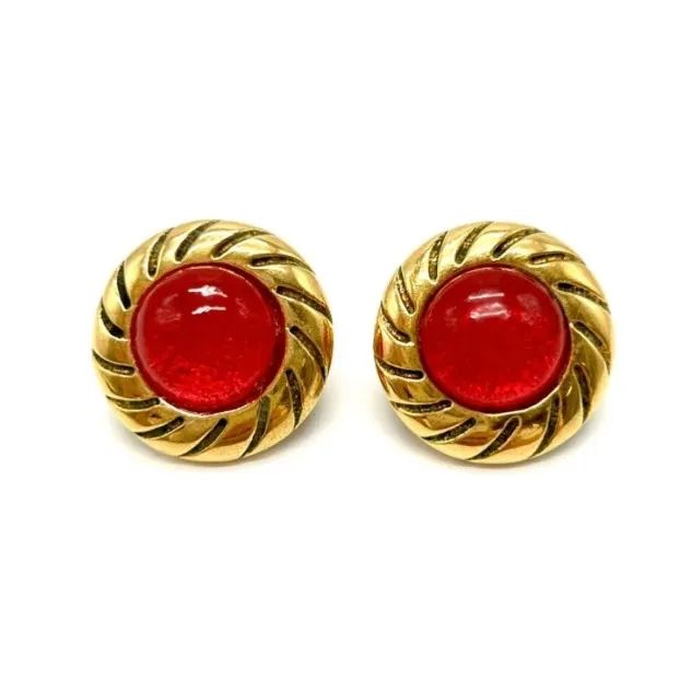 希少 美品】☆ CHANEL シャネル イヤリング カラーストーン 大粒 希少 美品】☆ CHANEL シャネル イヤリング カラーストーン 大粒