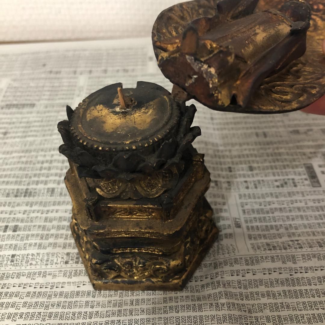 阿弥陀如来像 木像 高さ22.5cm 重さ78g 時代物 ＃739 - メルカリ