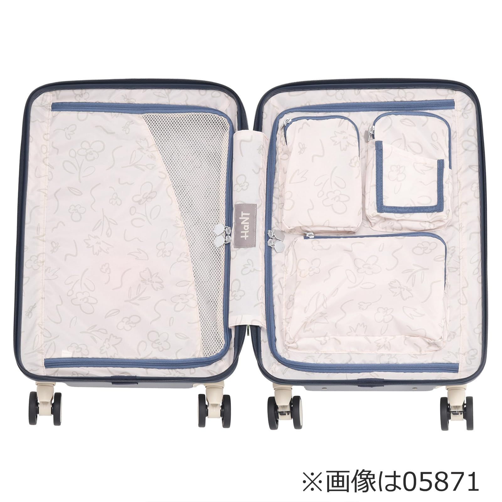 本物100%! 大 57L キャスターストッパー 4泊5日 双輪キャスター TSダイヤルファスナーロック 3泊4日 3.8kg mサイズ キャリーケース キャリーバッグ スーツケース ポルメロー ハント No.05872