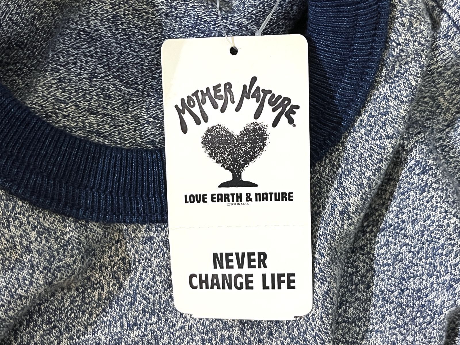 ハリウッドランチマーケット90sスウェットトレーナー blueblue ブルー