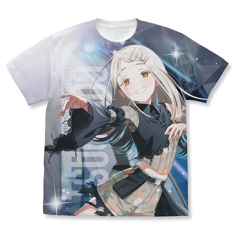 XLサイズ 学園アイドルマスター コントラスト 篠澤 広 フルグラフィックTシャツ|WHITE-XL