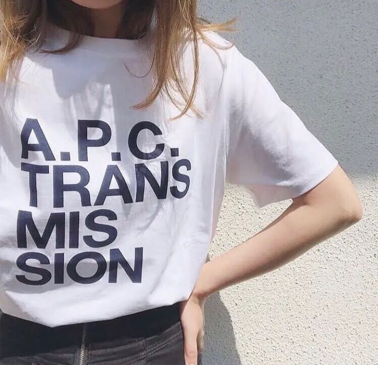 未使用】A.P.C.半袖TシャツXXS(レディースM)apcアーペーセー - a_shop