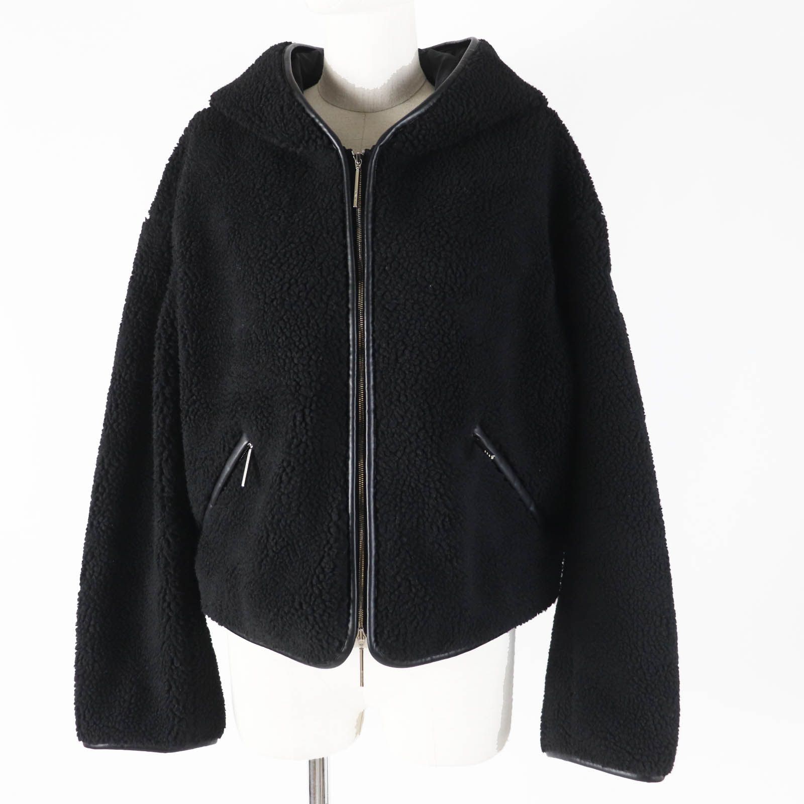 TATRAS フリースフードジャケット 黒 TATRAS タトラス BOMOS ボモス フード付き ファージャケット