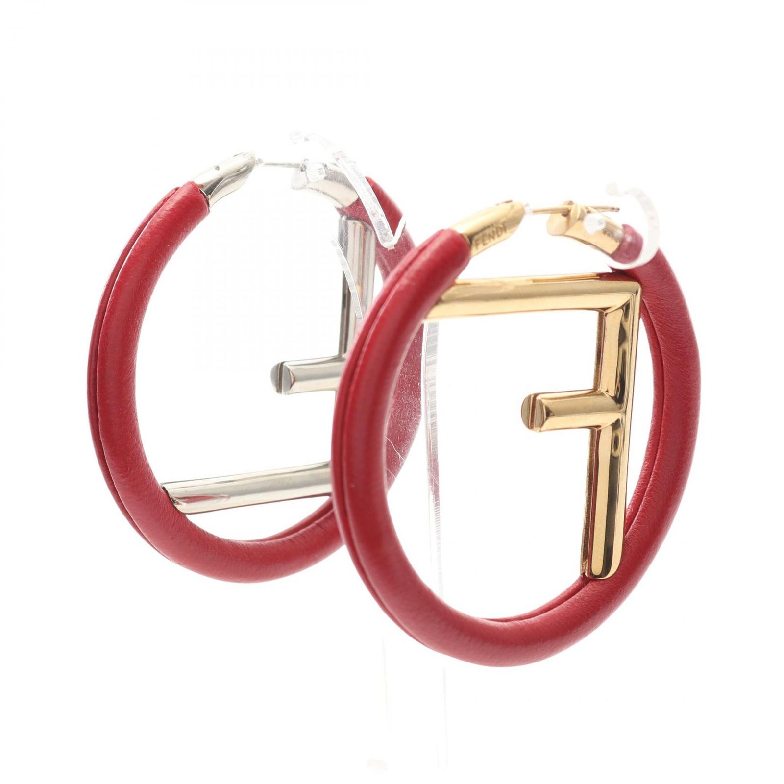 フェンディ FENDI ピアス エフ イズ フェンディ レッド ブルー