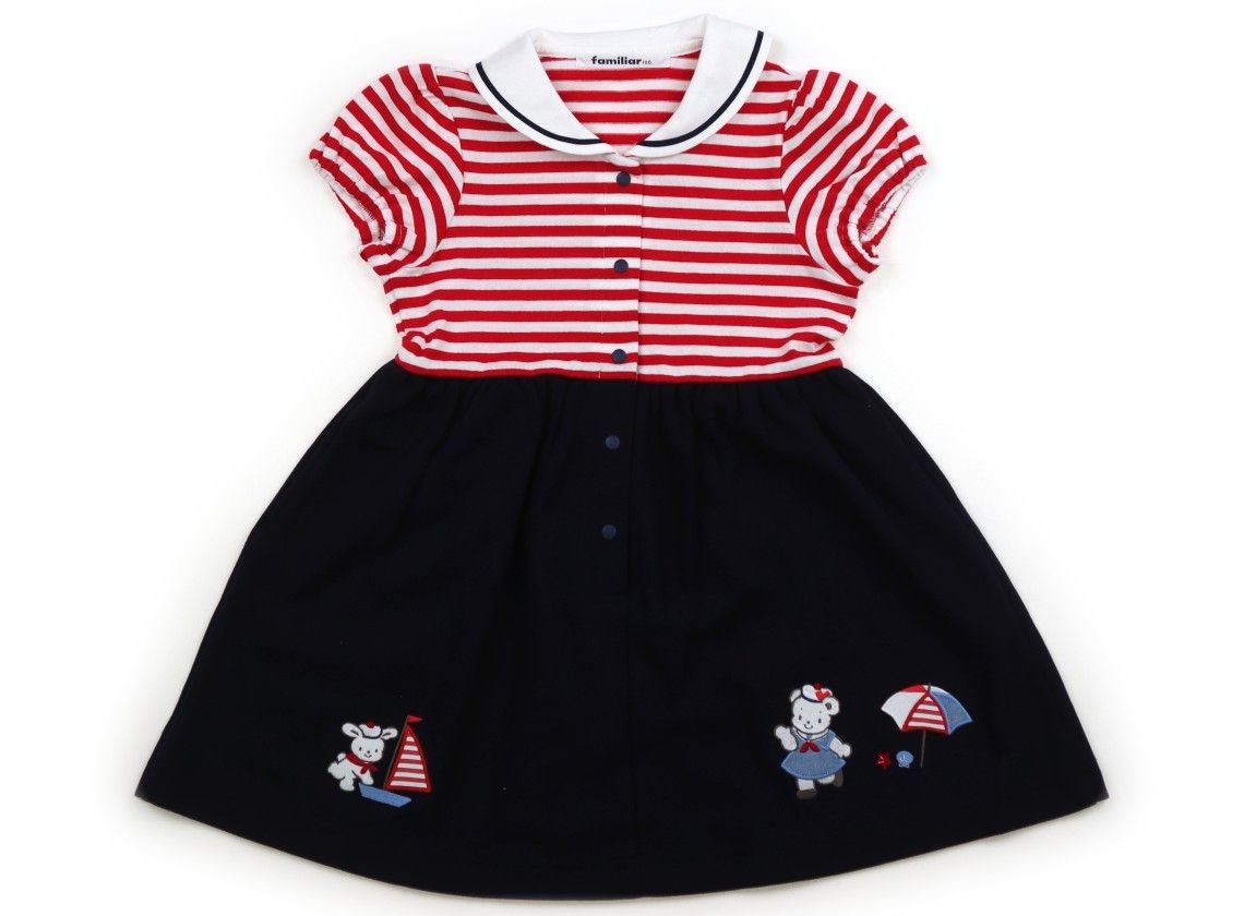 ファミリア ワンピース 100 あや 花柄スカート 100、110、ファミリア