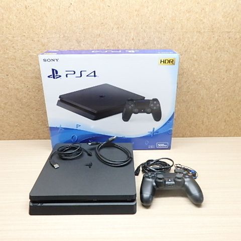 PS4本体 プレイステーション4 CUH-2200AB01 500GB ジェット・ブラック コントローラー×1付属