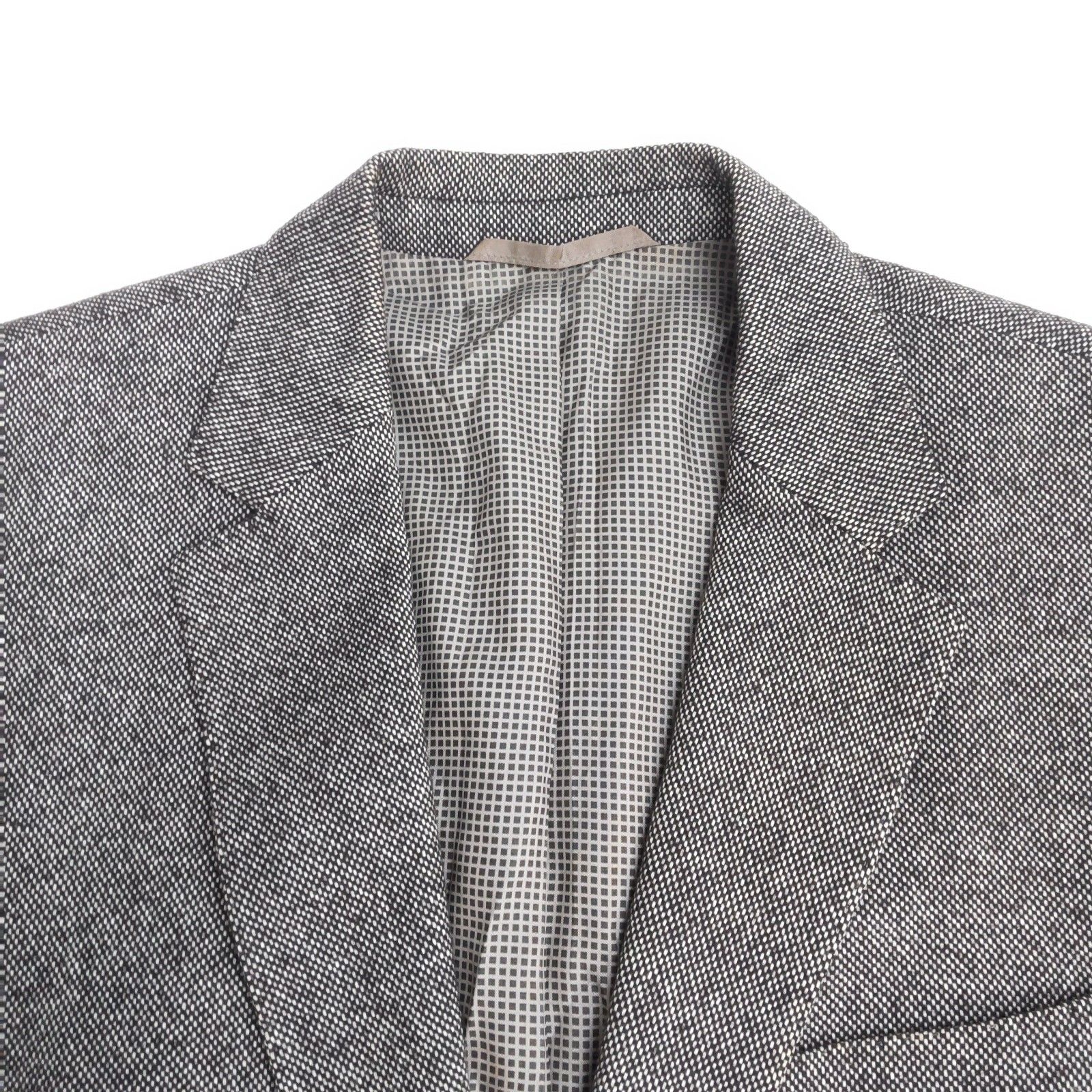 美品★HUGO BOSS【ヒューゴボス】 テーラードジャケット【44/メンズS-M程度/グレー】総裏地/アウター/Jacket◆BJ044-a 美品☆HUGO BOSS【ヒューゴボス】 テーラードジャケット【44/メンズS-M