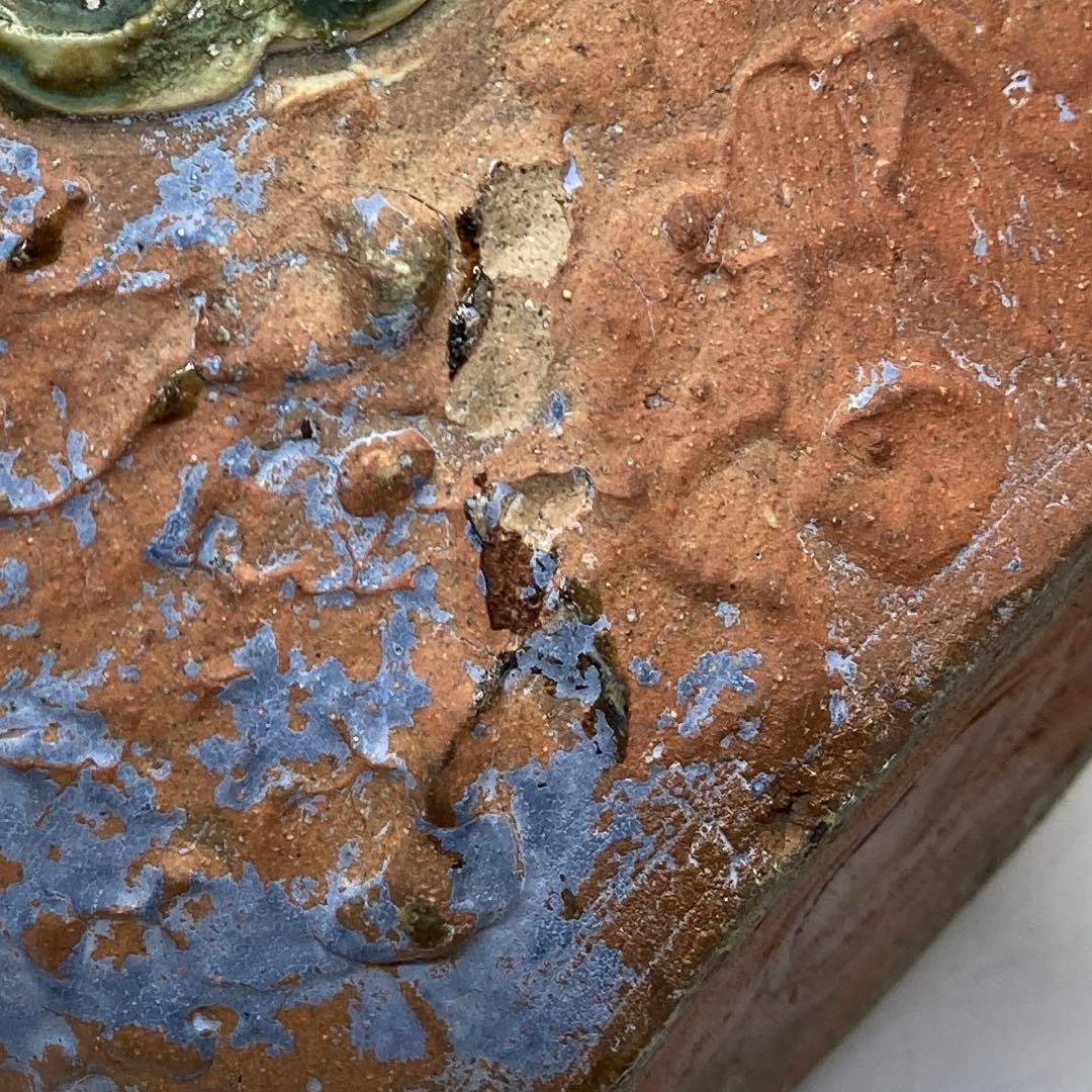 琉球美術 琉球焼雲龍瑞 花瓶 高さ21.5cm 東H6-0326②タカト