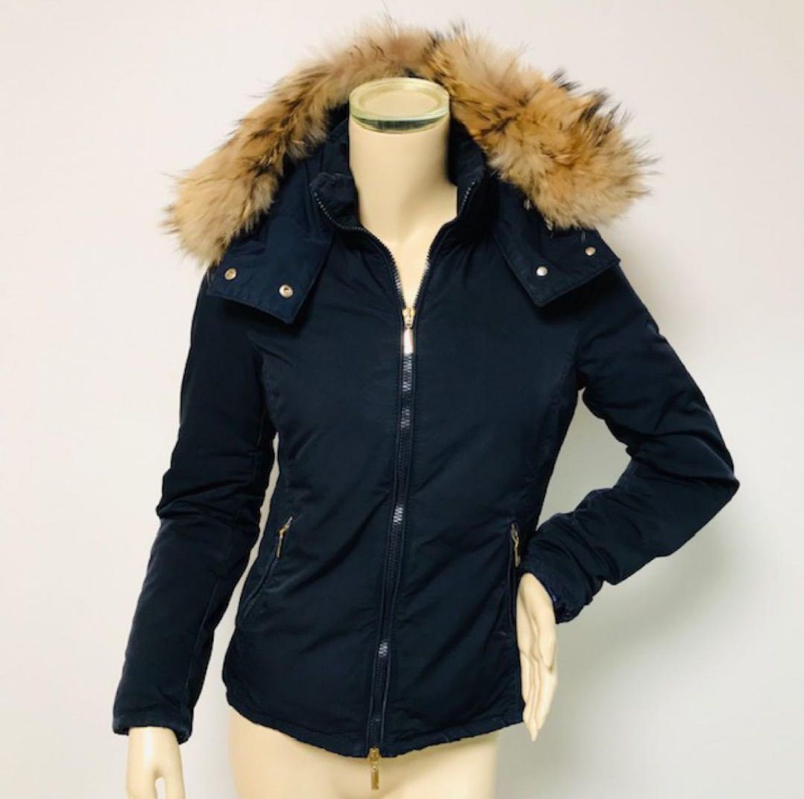 MONCLER☆モンクレール・AMIENS レディース フード リアルファー付き 