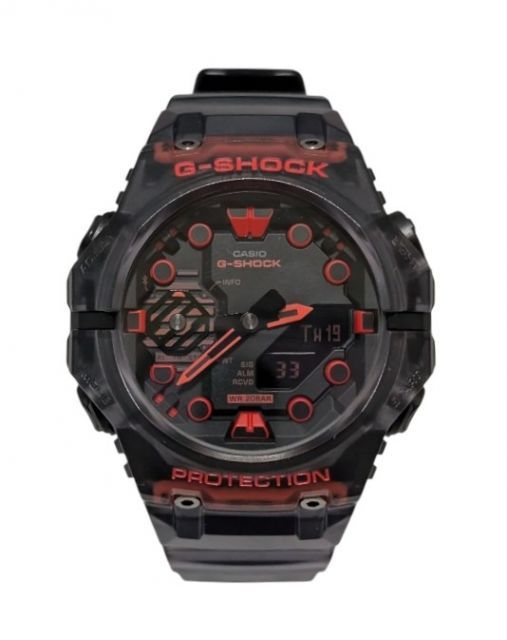 G-SHOCK デジタル腕時計 ブラック/レッド G-SHOCK、ブランドカラーの黒