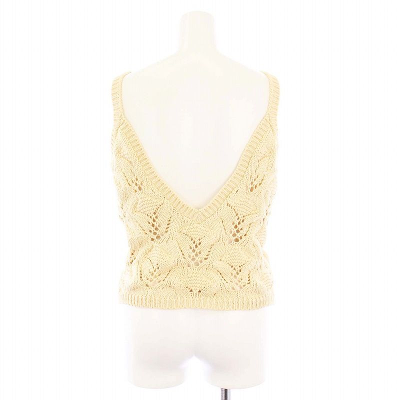 ＜6(ROKU)＞LILY YARN SUKASHI KNIT CAMISOLE 6（ロク）の「＜6(ROKU)＞LILY YARN SUKASHI KNIT CAMISOLE