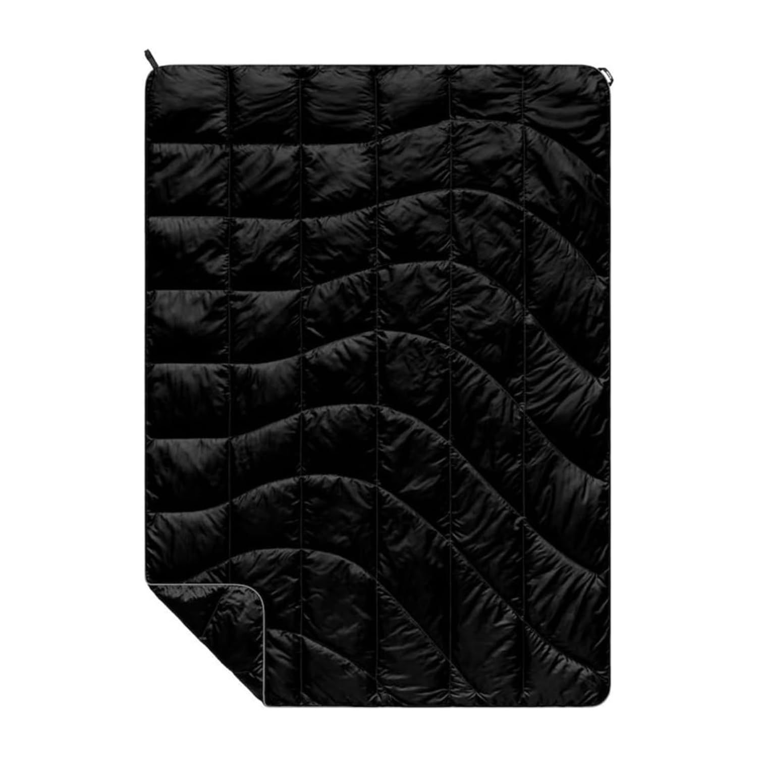 ランプル] ブランケット NANOLOFT PUFFY BLACK 【 平面 】:97 x 132 cm 