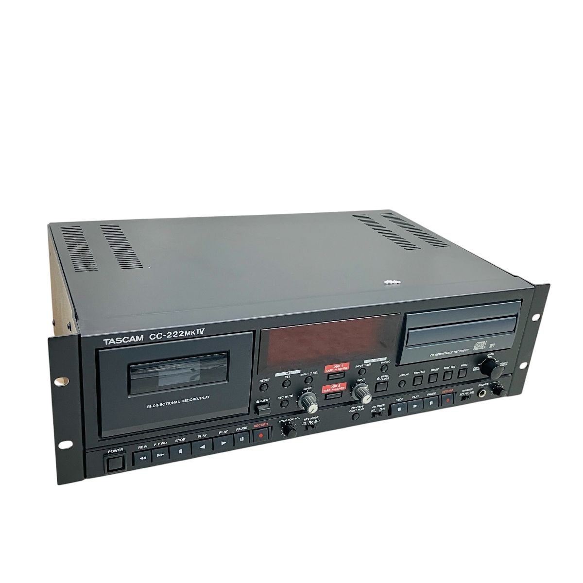 TASCAM CC-222MKIV CDレコーダー カセットデッキ 2014年製 音響機材 オーディオ タスカム C10418241
