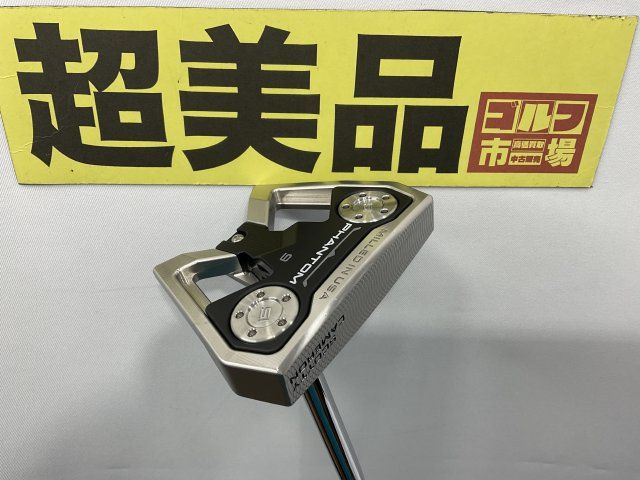 【中古】パター タイトリスト 【超美品】スコッティキャメロン　ファントム9　PHANTOM 9/オリジナルスチール[34]//3.5[4062]神戸長田