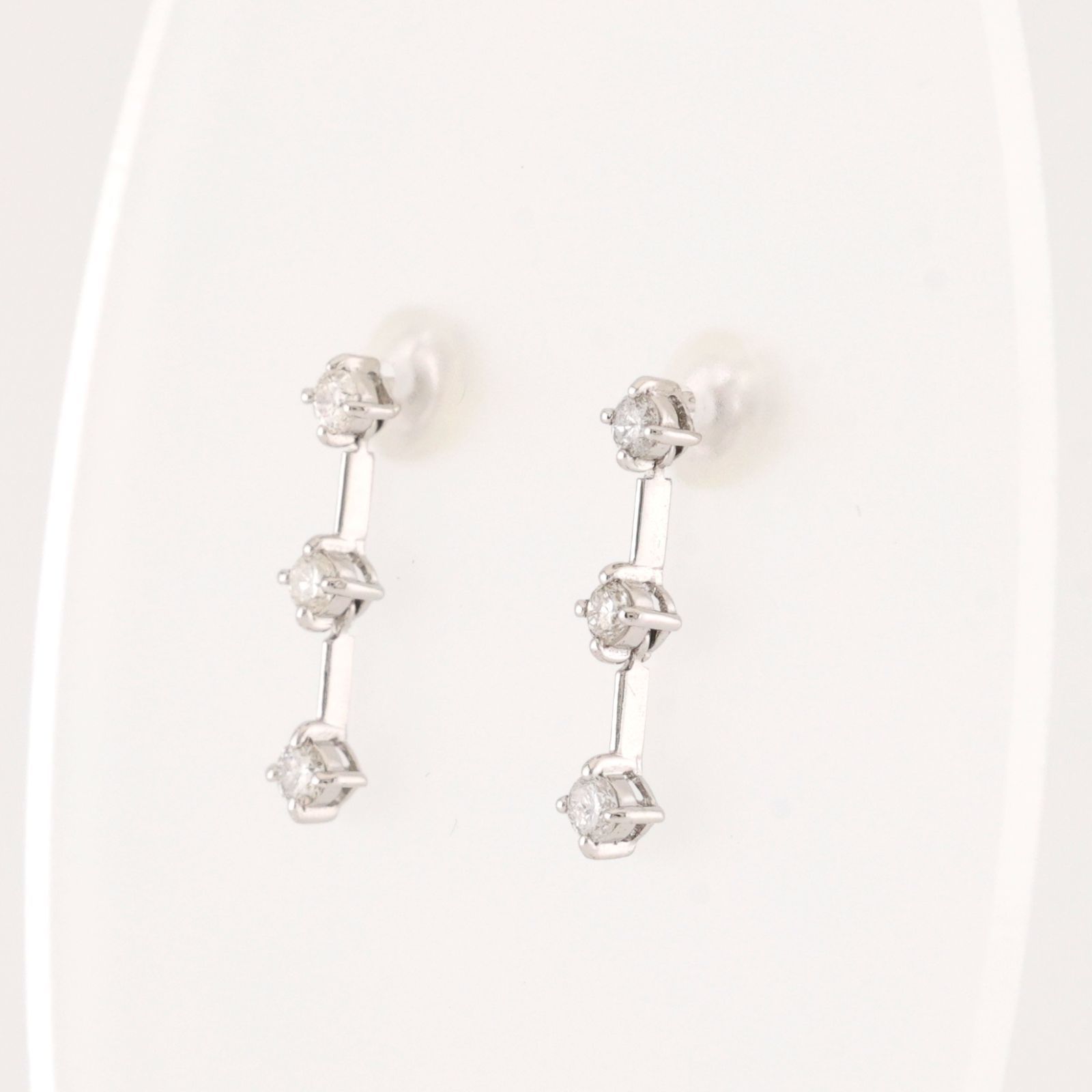 参考定価99,800円！》 K14WG ホワイトゴールド ダイヤモンド 0.30ct 