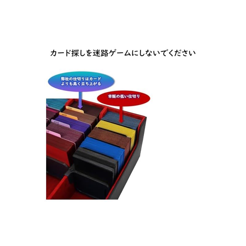 デッキケース トレカケース カードケース ストレージボックス 3000+ 窓