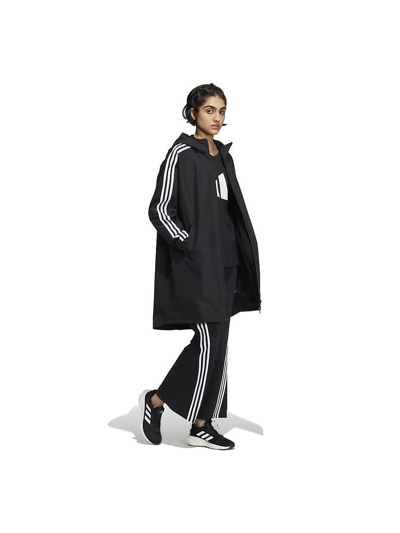 adidas アディダス マストハブ ロング ウーブン ジャケット | W MUST HAVES LONG WOVEN JACKET ブラック|カーボン S