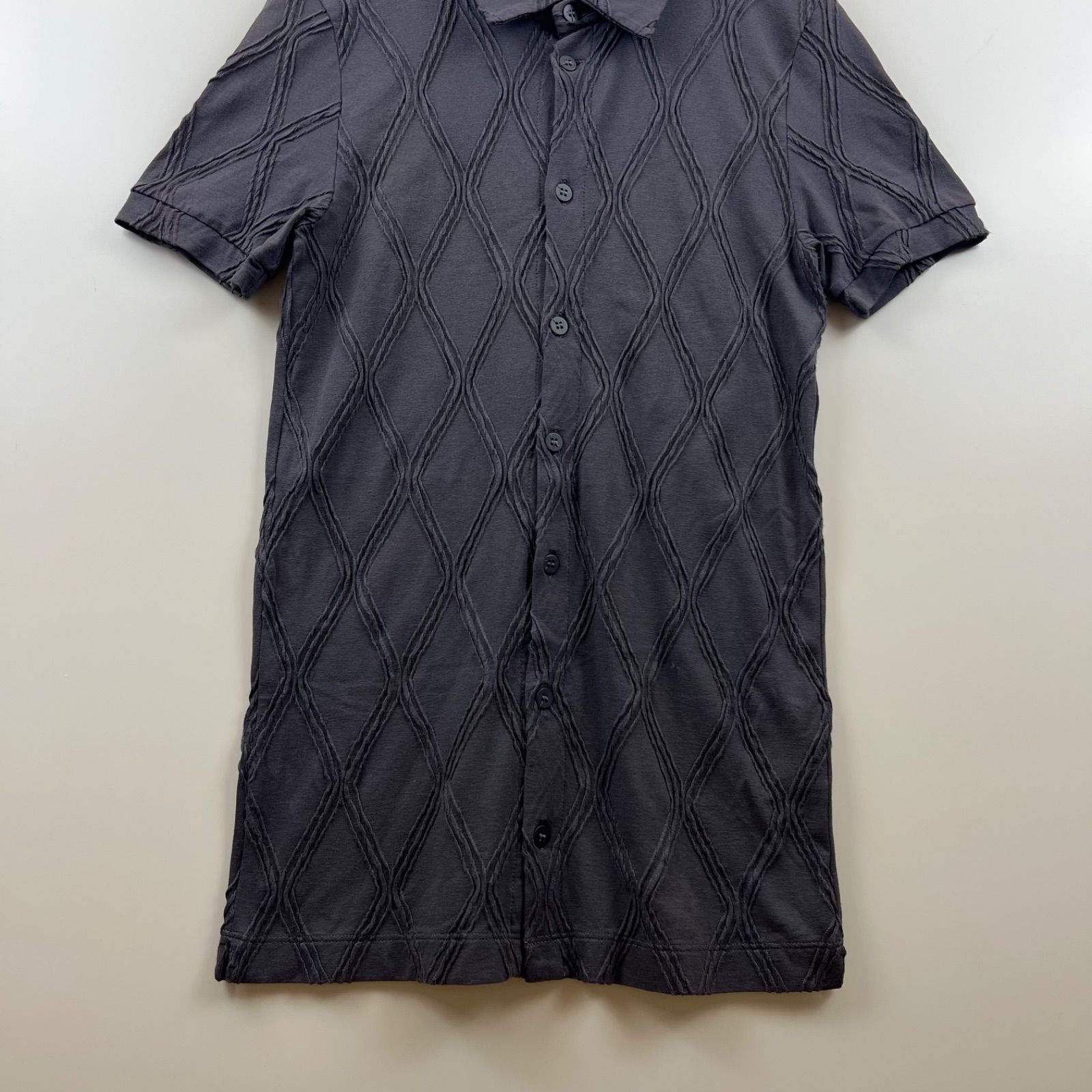 EMPORIO ARMANI 00s Y2K レア　希少 EMPORIO ARMANI 00s archive 3D design S/S shirts L エンポリオ