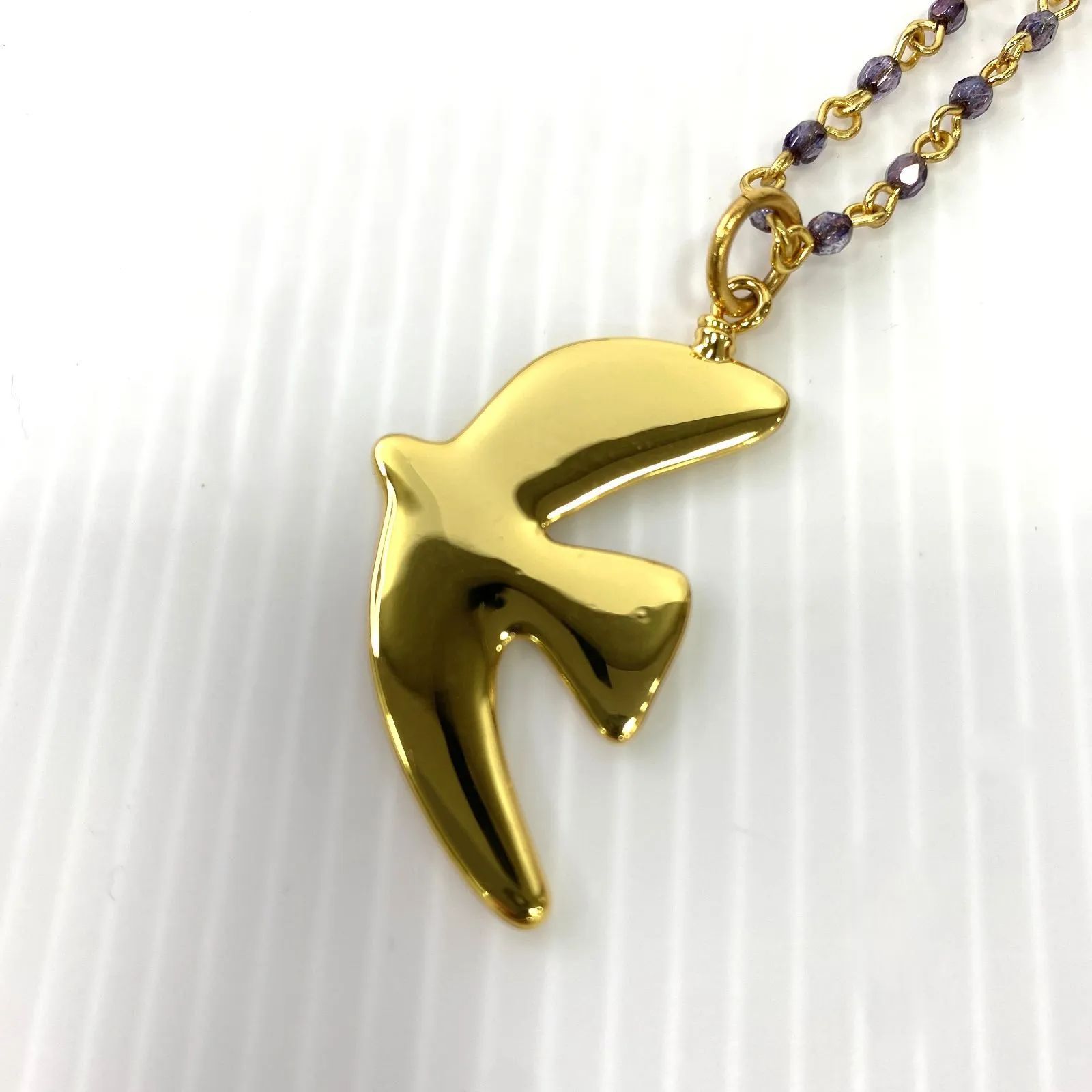 中古品】CECILE ET JEANNE ネックレス ピアス 3つセット 巾着付き 