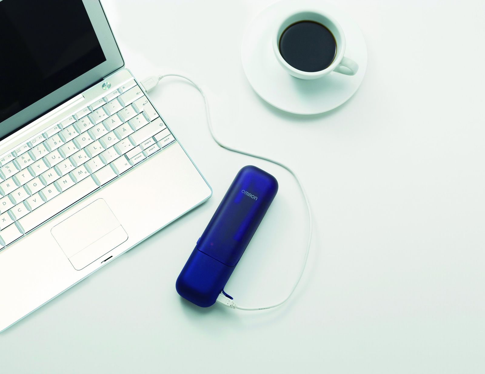 オムロン 音波電動歯ブラシ メディクリーン ブルー HT-B 601-B