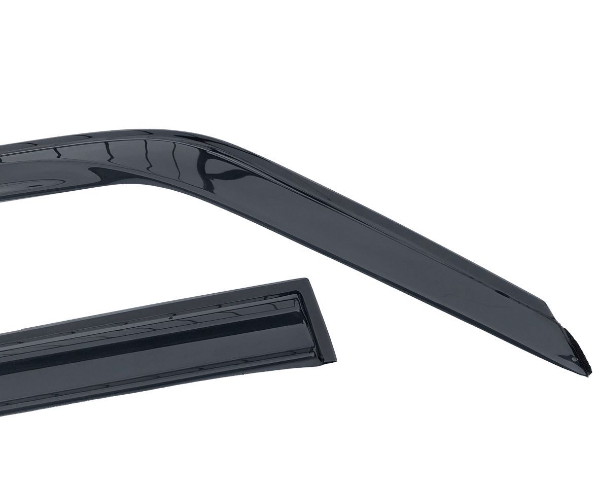 ノア ヴォクシー 90系 MZR 9 W 2025 R4 .1 - ドアバイザー 雨よけ 金具＆両面テープのＷ固定 フロント リア 4枚セット