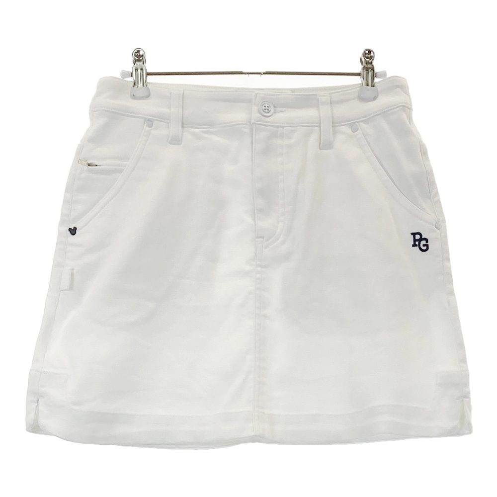 サイズ 0 PEARLY GATES パーリーゲイツ ×Disney ストレッチ スカート ホワイト系 240101524271 ゴルフウェア レディース ストスト