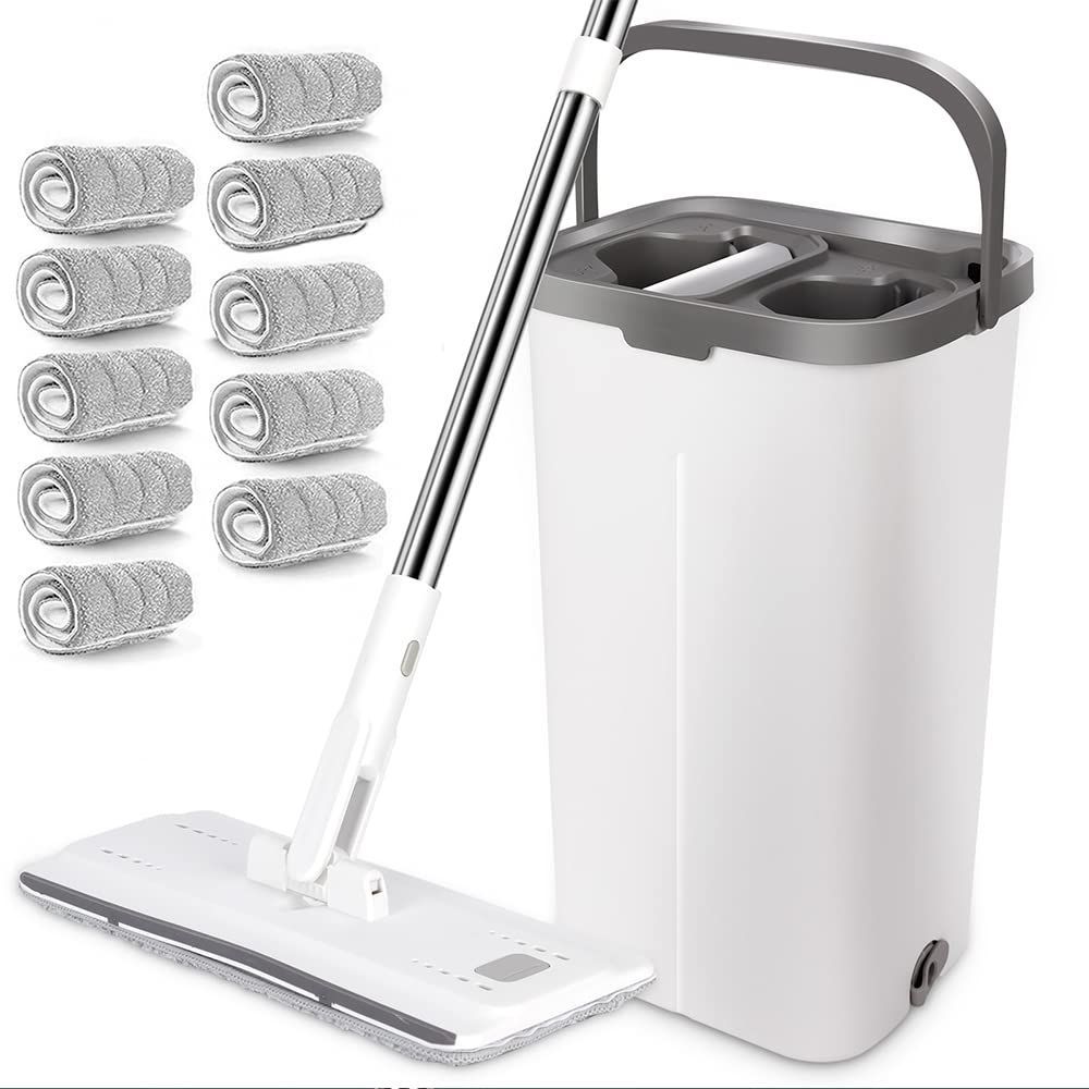 Masthome モップ フロアモップ フローリング 床掃除モップ 乾湿両用