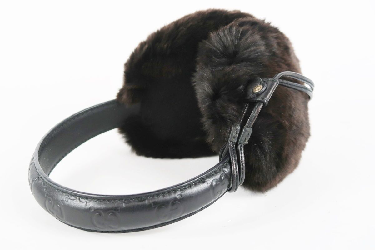 GUCCI グッチ GGシマ イヤーマフラー 耳当て 小物 245929 SJ49
