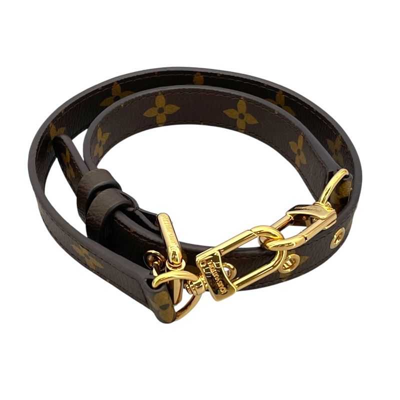 ルイ ヴィトン LOUIS VUITTON ショルダーストラップ ブラウン モノグラム ユニセックス ショルダーストラップ
