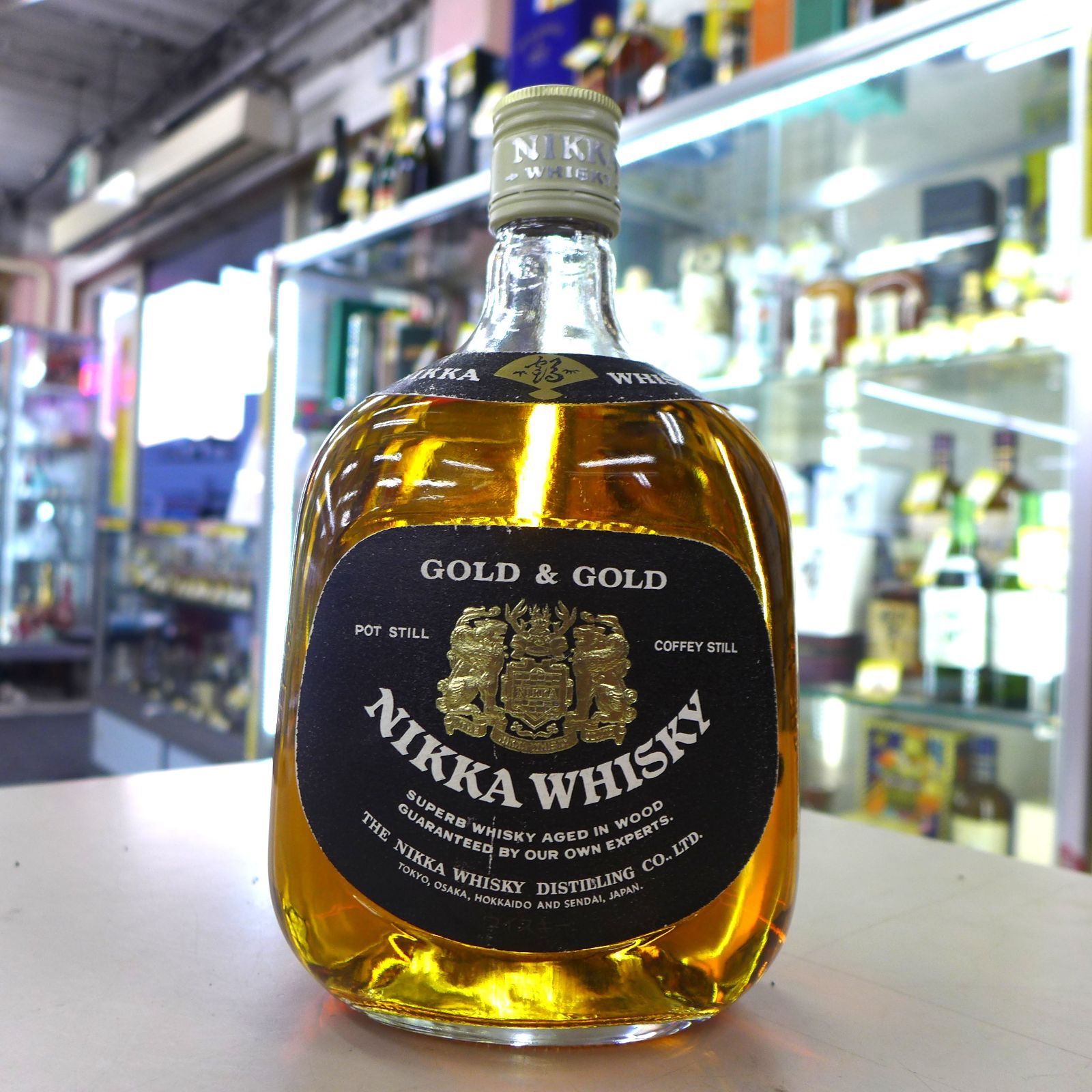 神奈川県/群馬県/埼玉県限定発送】 未開栓 NIKKA ニッカ GOLD&GOLD 白