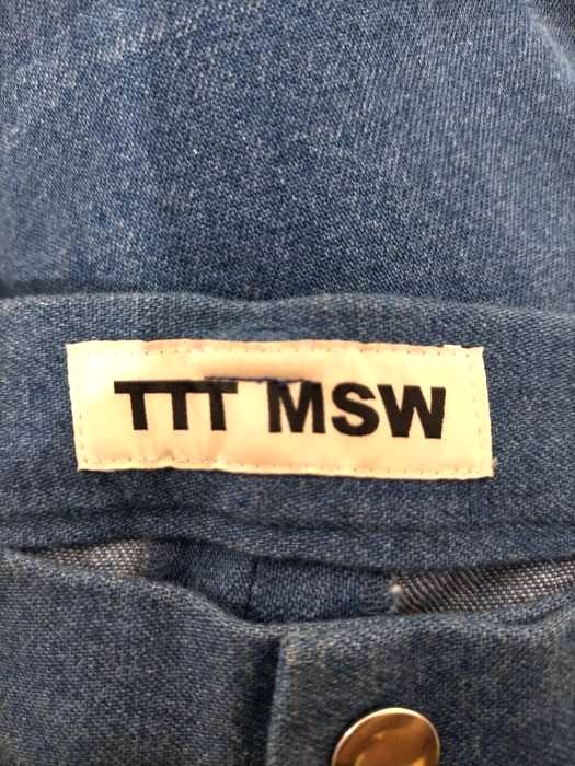 ティーモダンストリートウエア TTT_MSW howday別注 1タック デニム 