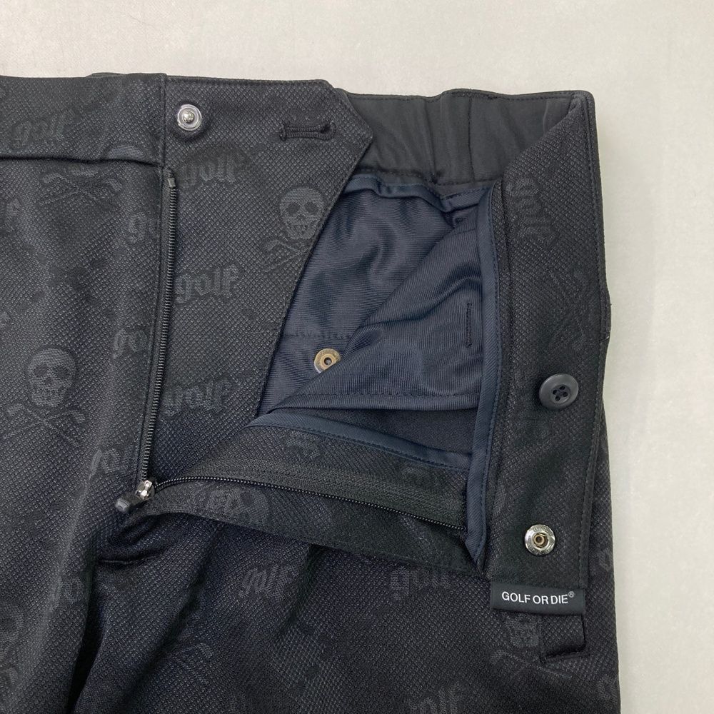 サイズ 46 MARK-LONA マークアンドロナ ストレッチ ハーフパンツ スカル 総柄 ブラック系 240101541276 ゴルフウェア メンズ ストスト LLC-HASEGAWATOSO_COM