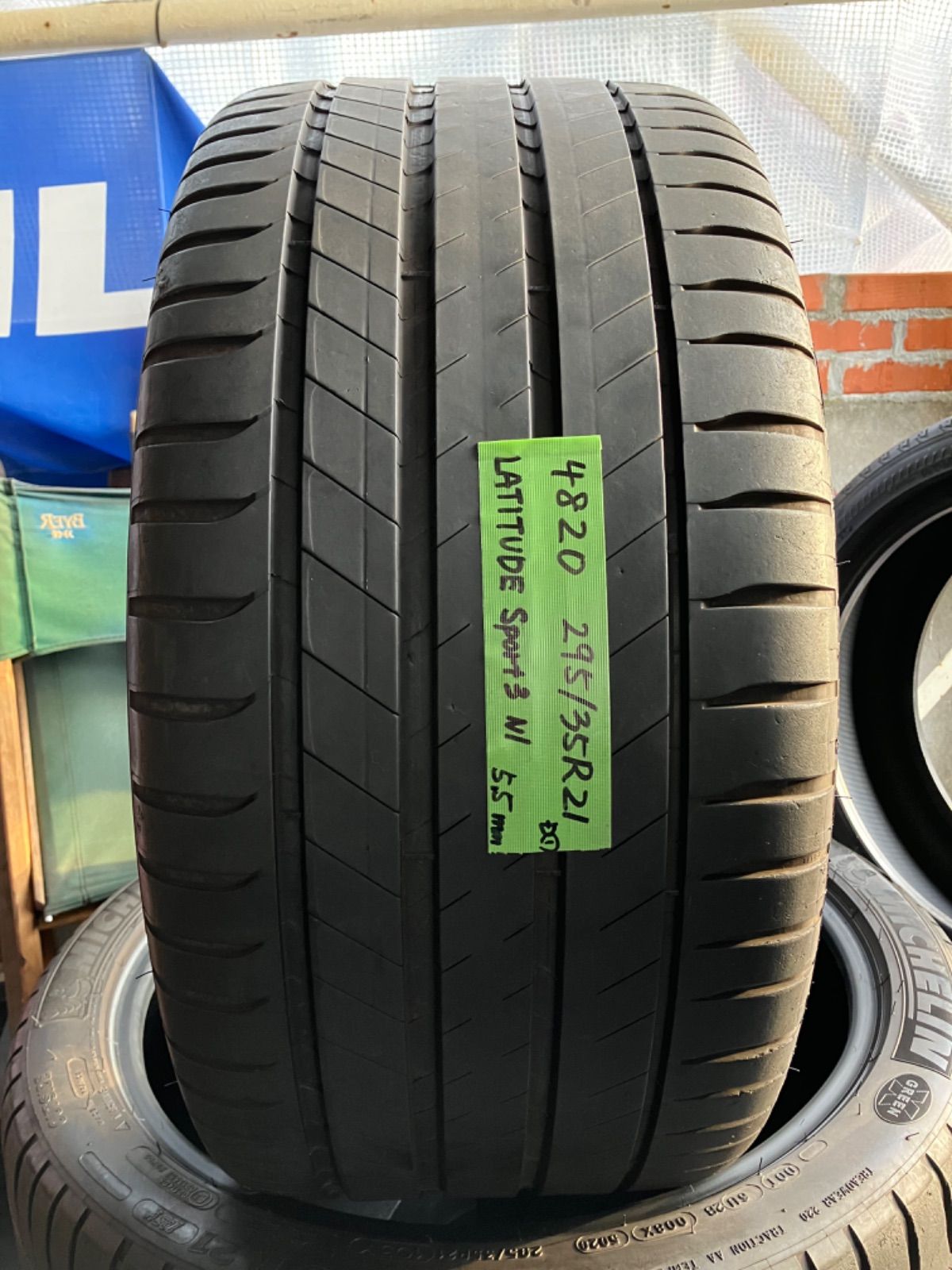 MICHELIN LATITUDE SPOTS 3 295/35R21中古タイヤ 24年製 295/35R21 103Y N0 ミシュラン LATITUDE SPORT 3