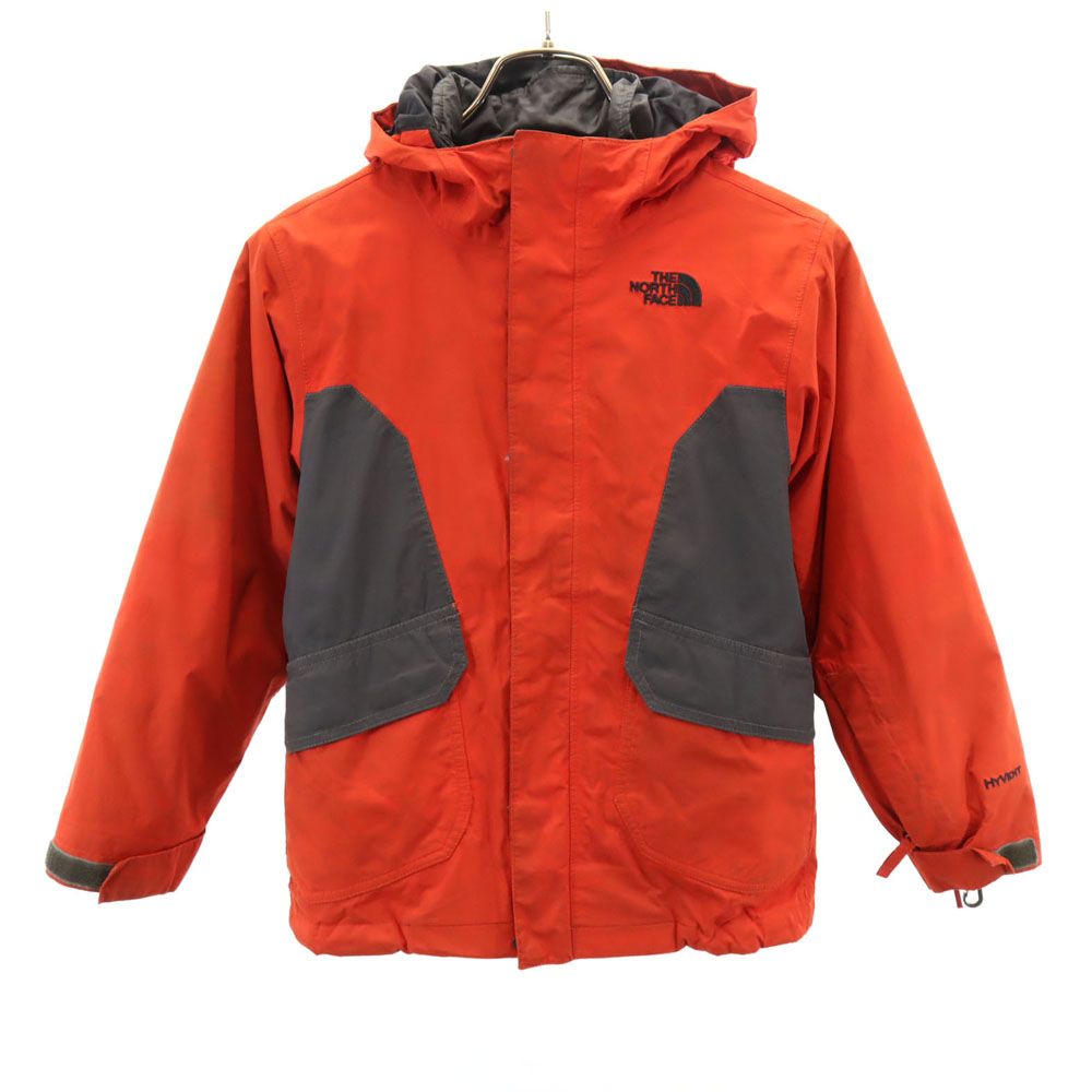 ザノースフェイス ダウンジャケット S レッド THE NORTH FACE ライナーダウン付き アウトドア キッズ
