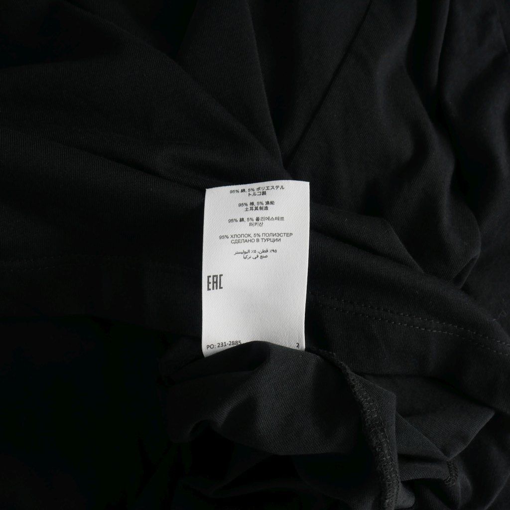 ✨美品✨DRIES VAN NOTEN/フリルフレンチスリーブカットソー黒M DRIES VAN NOTEN／フリルフレンチスリーブカットソー黒ブラック