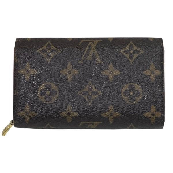 ルイヴィトン Louis Vuitton モノグラム ポルトモネビエ トレゾール M 61736 2つ折り財布 ユニセックス