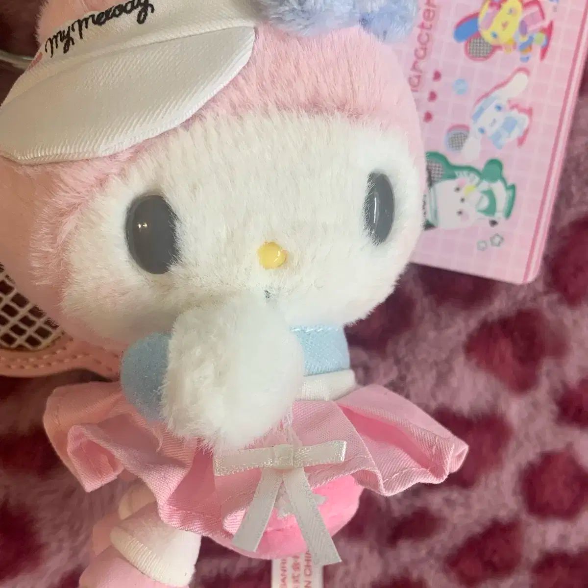 レア　希少　マイメロ　マイメロディ　マスコット　テニス マイメロディ マスコット テニス姿 ぬいぐるみ キーホルダー サンリオ